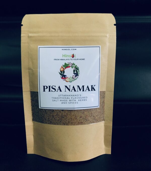 🧂 Pahadi Pisa Namak – Traditional Hara Namak from Uttarakhand (Pisyu Loon)